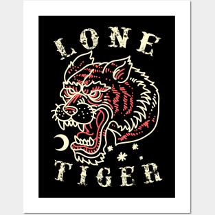 lone tiger Posters and Art